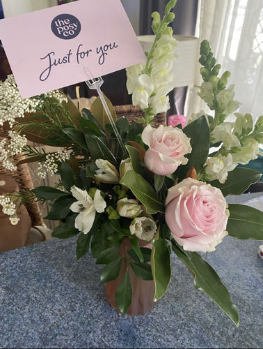 Customer photo review of Luxe Blush Vase