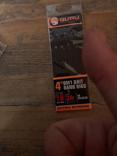 Customer photo review of QM1 BAIT BAND RIGS 4" & 15" - 11 Opties