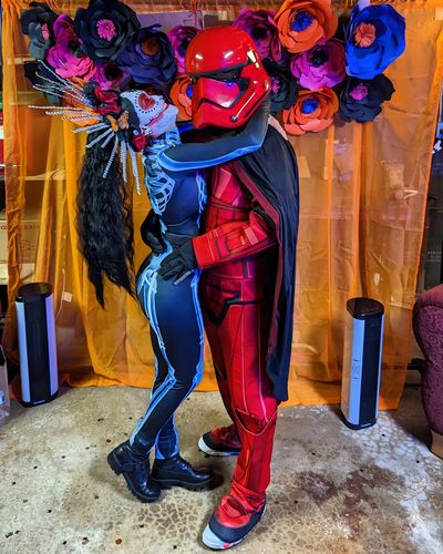 Customer photo review of X-Ray Skeleton Costume