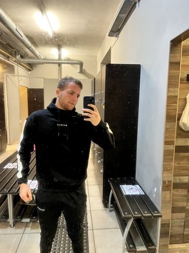 Customer photo review of Power Performance Hoodie - Black