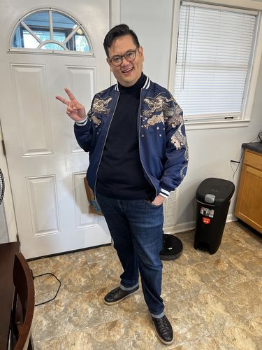 Customer photo review of Double Dragon & Phoenix Sukajan Souvenir Jacket
