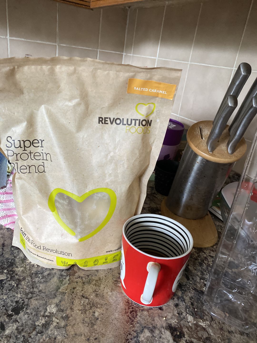Customer photo review of Superblend Protein Powder