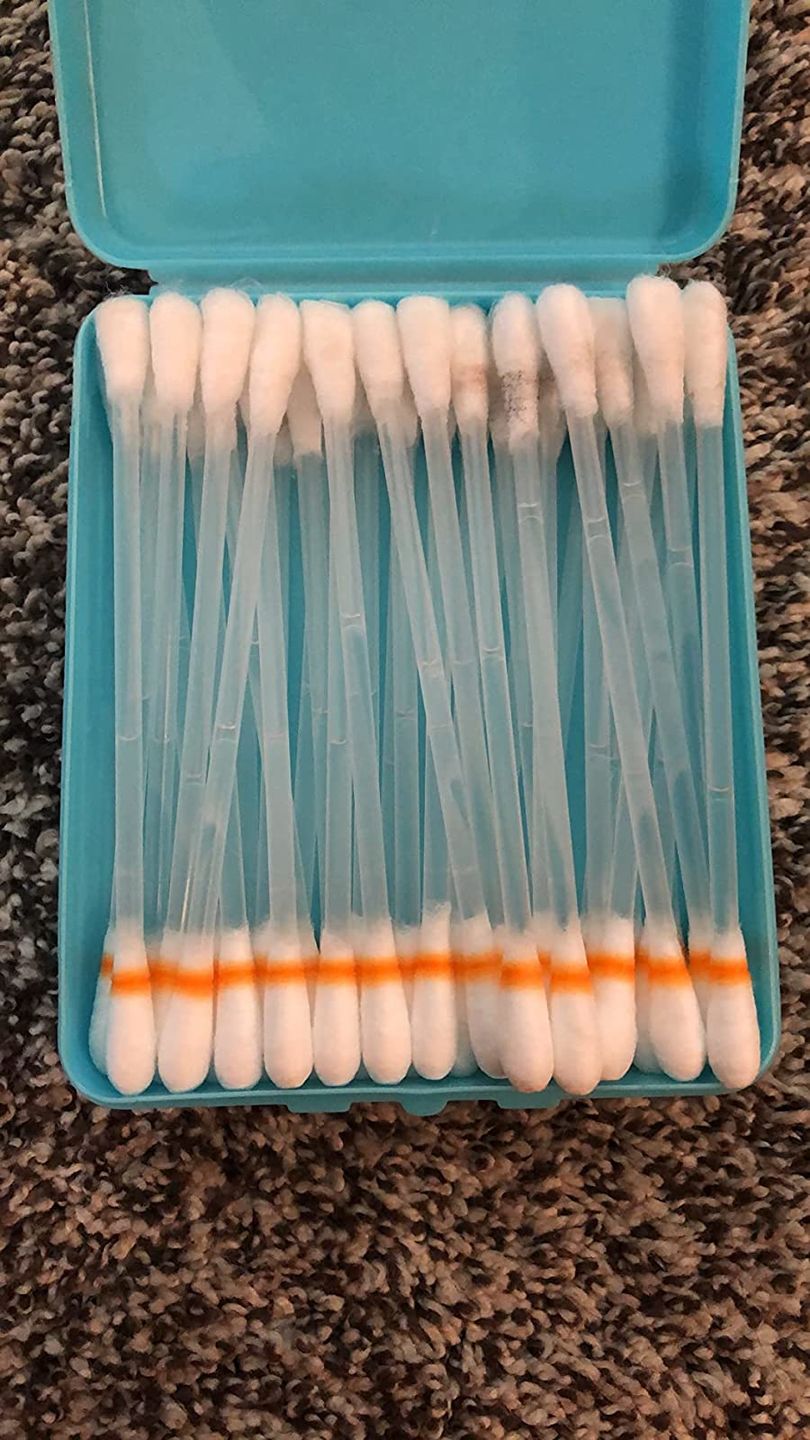 Customer photo review of Piercing Aftercare Swabs
