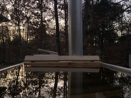 Customer photo review of Wood Burning Hot Tub