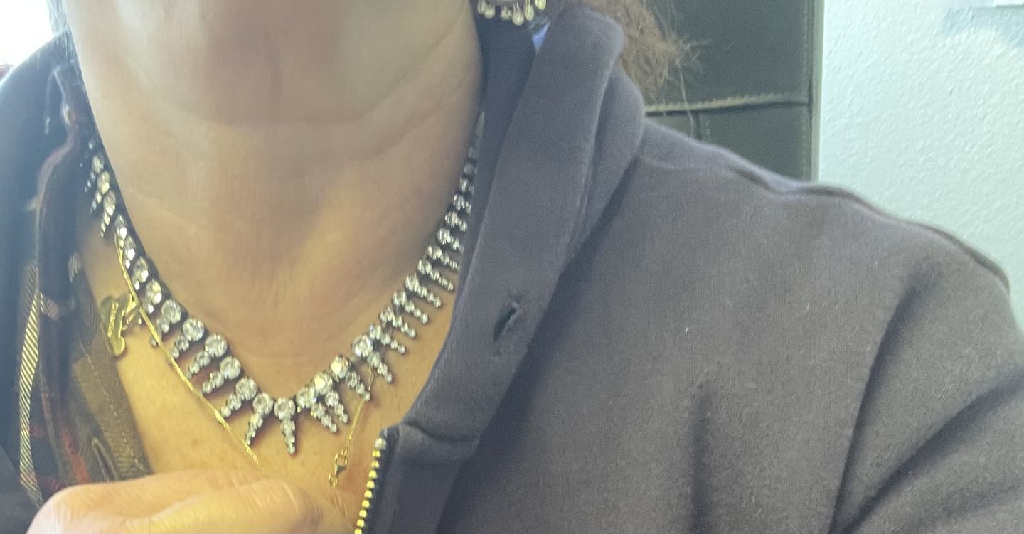 Customer photo review of Drew Necklace