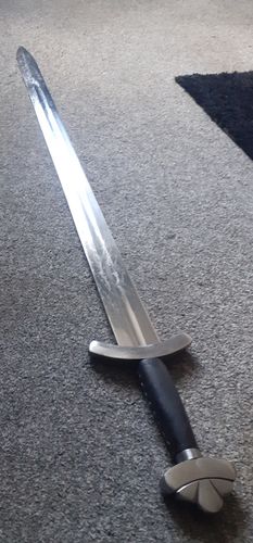 Customer photo review of Three Lobe Viking Sword