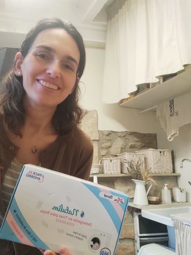 Customer photo review of Eco-Tiras de Detergente 40 lavados Natulim