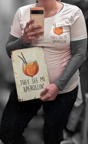Customer photo review of APEROLLIN - Schild