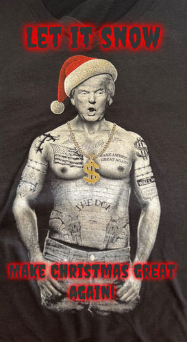 Customer photo review of "The Santa Don" Limited Edition Women's V-Neck