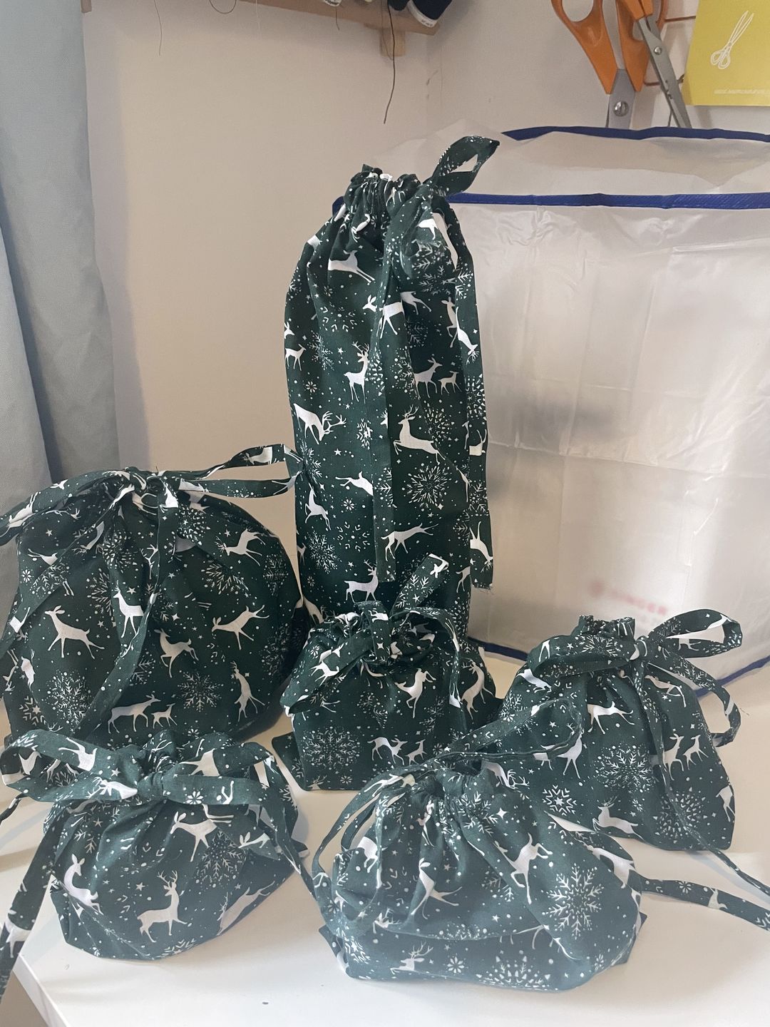 Customer photo review of Reindeer Polycotton Fabric