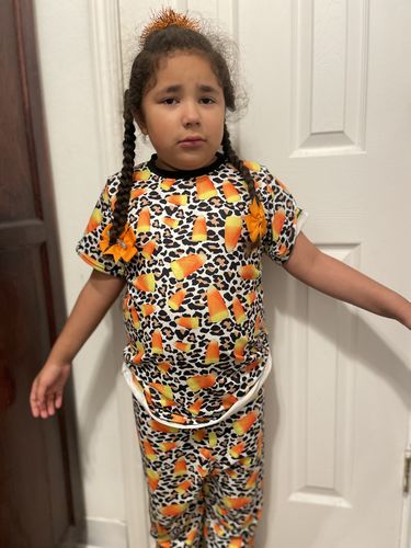 Customer photo review of "Candy Corn Kitty" [Everyday Collection] Jammies