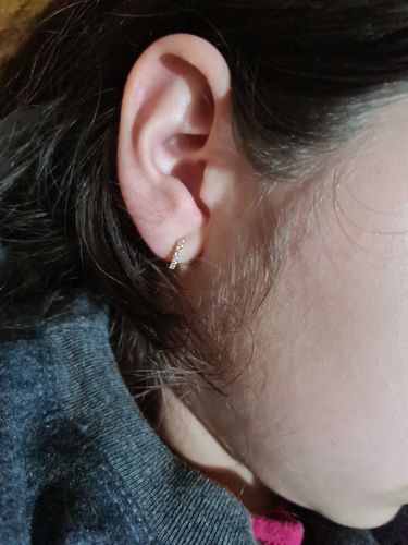 Customer photo review of ARGOLLAS SHINE DE NIÑA BAÑO DE ORO.