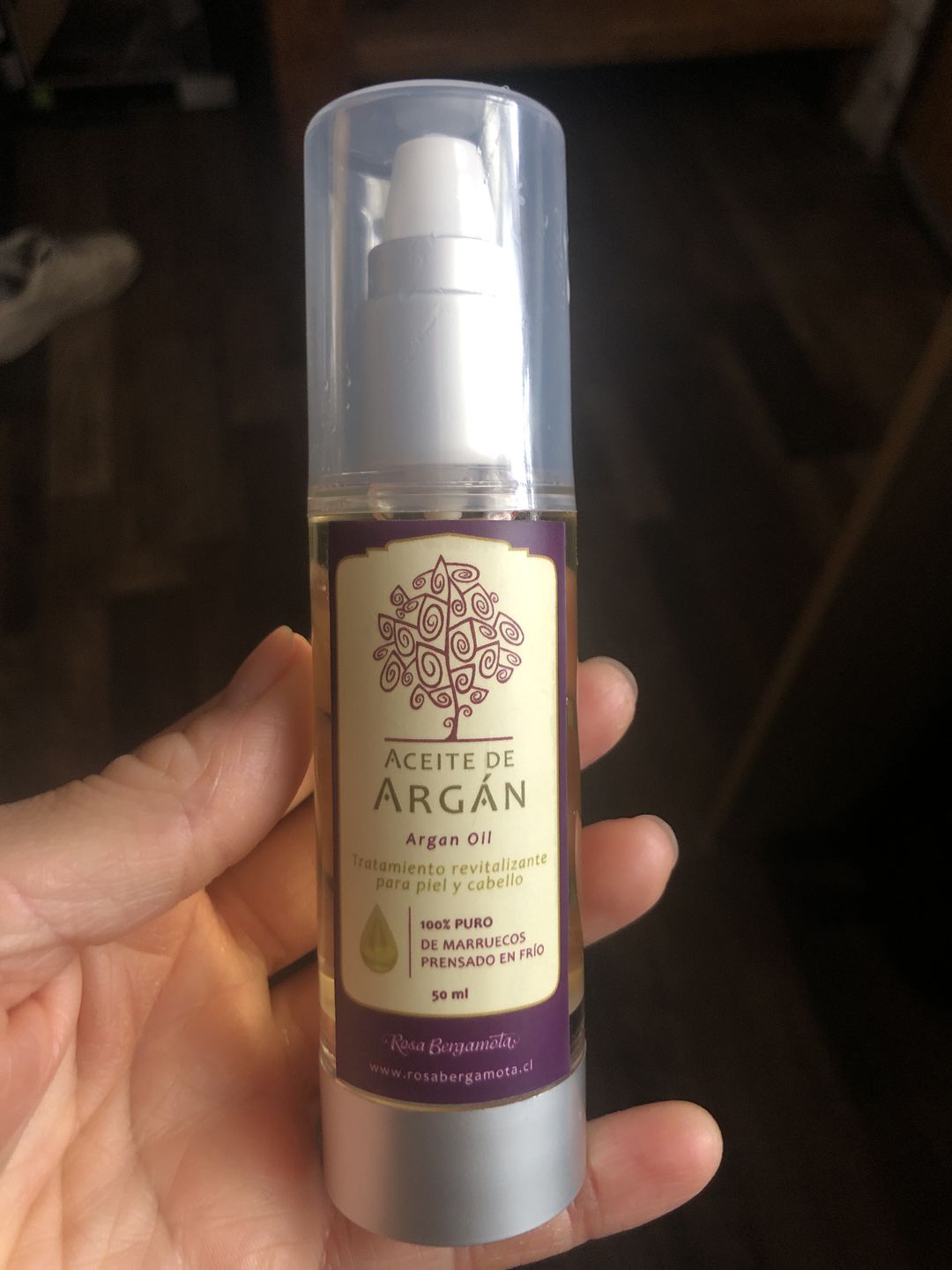 Customer photo review of Aceite de Argán 100% puro 50ml