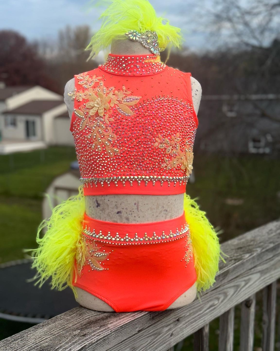 Customer photo review of Ostrich Feather Boa