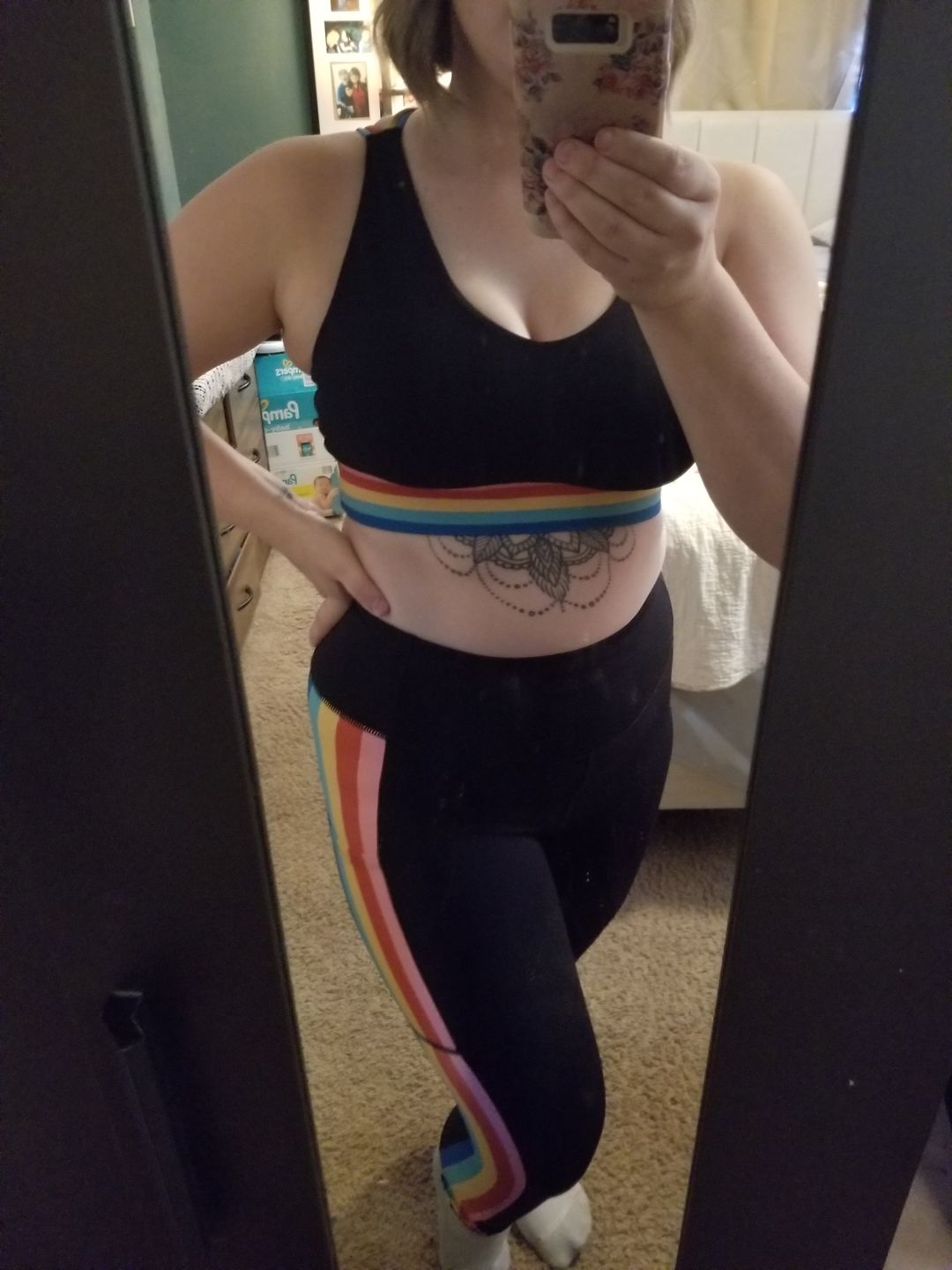 Customer photo review of Inspire Leggings - Rainbow | MT SPORT
