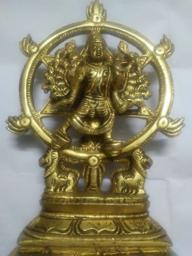 Customer photo review of Chakrathalwar Deity /  Brass