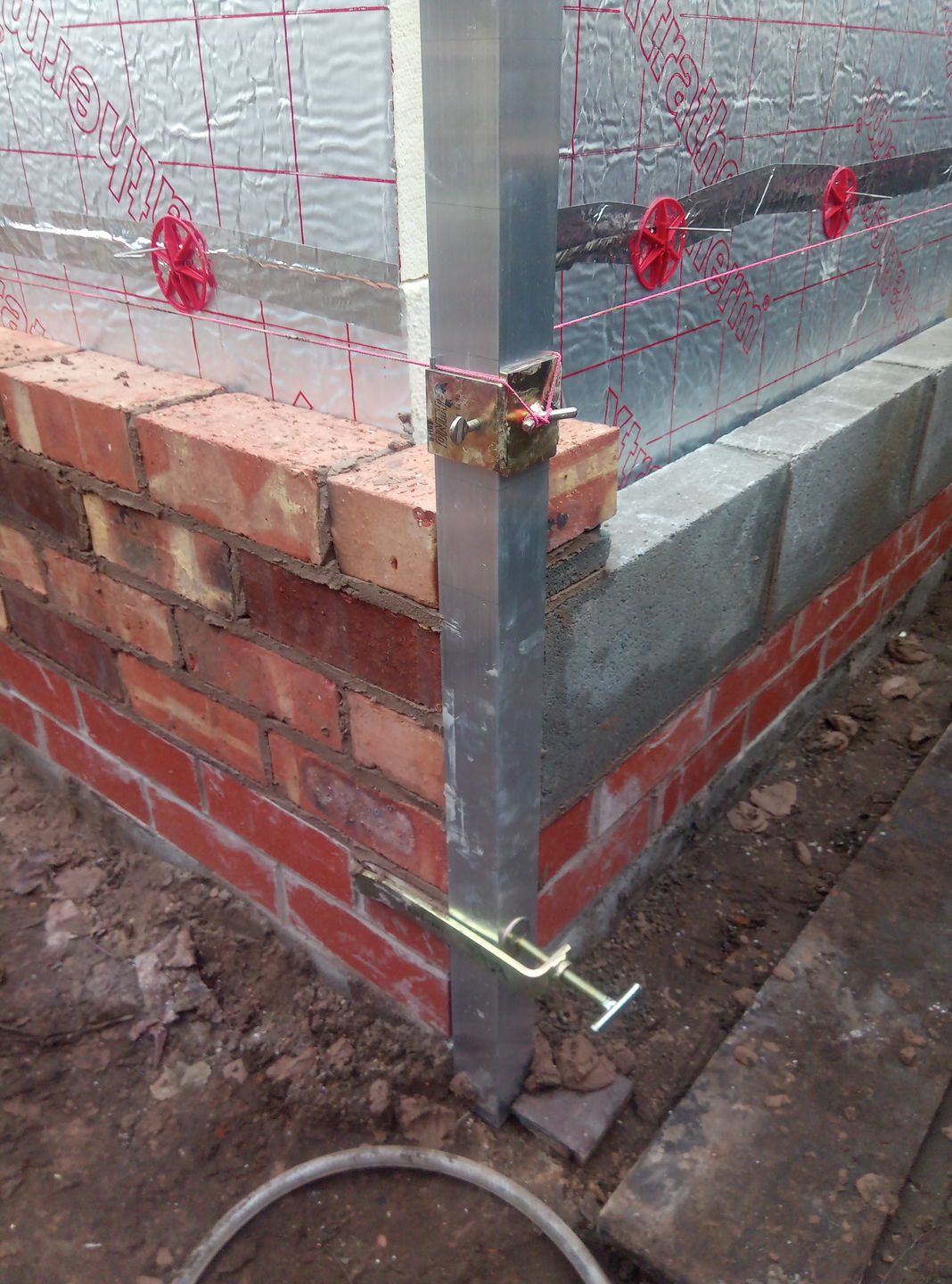 Customer photo review of External Clamp - Small (103mm - half brick)