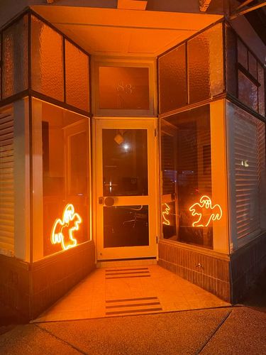 Customer photo review of Halloween horrible ghost neon light