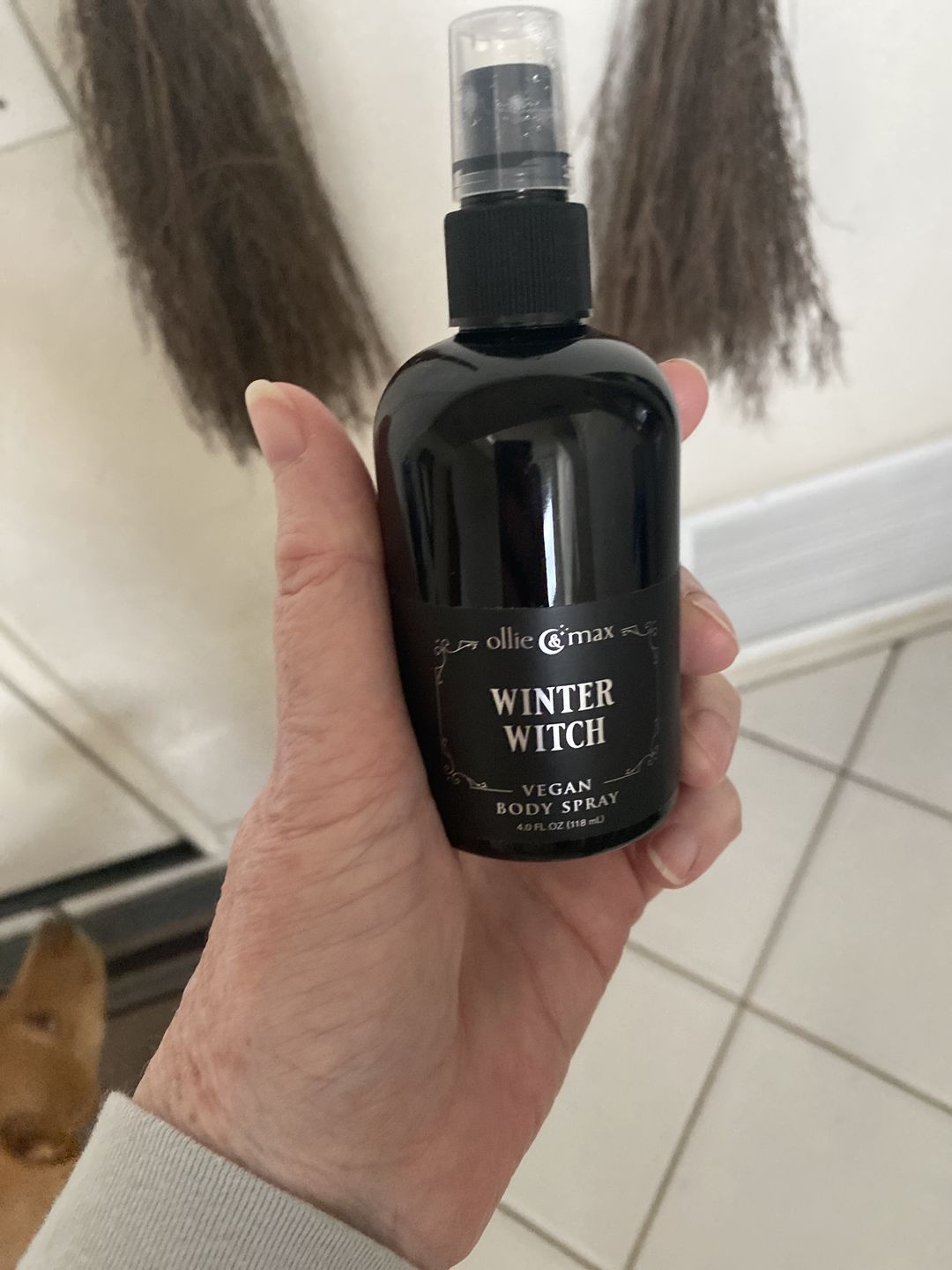 Customer photo review of Winter Witch Body Spray