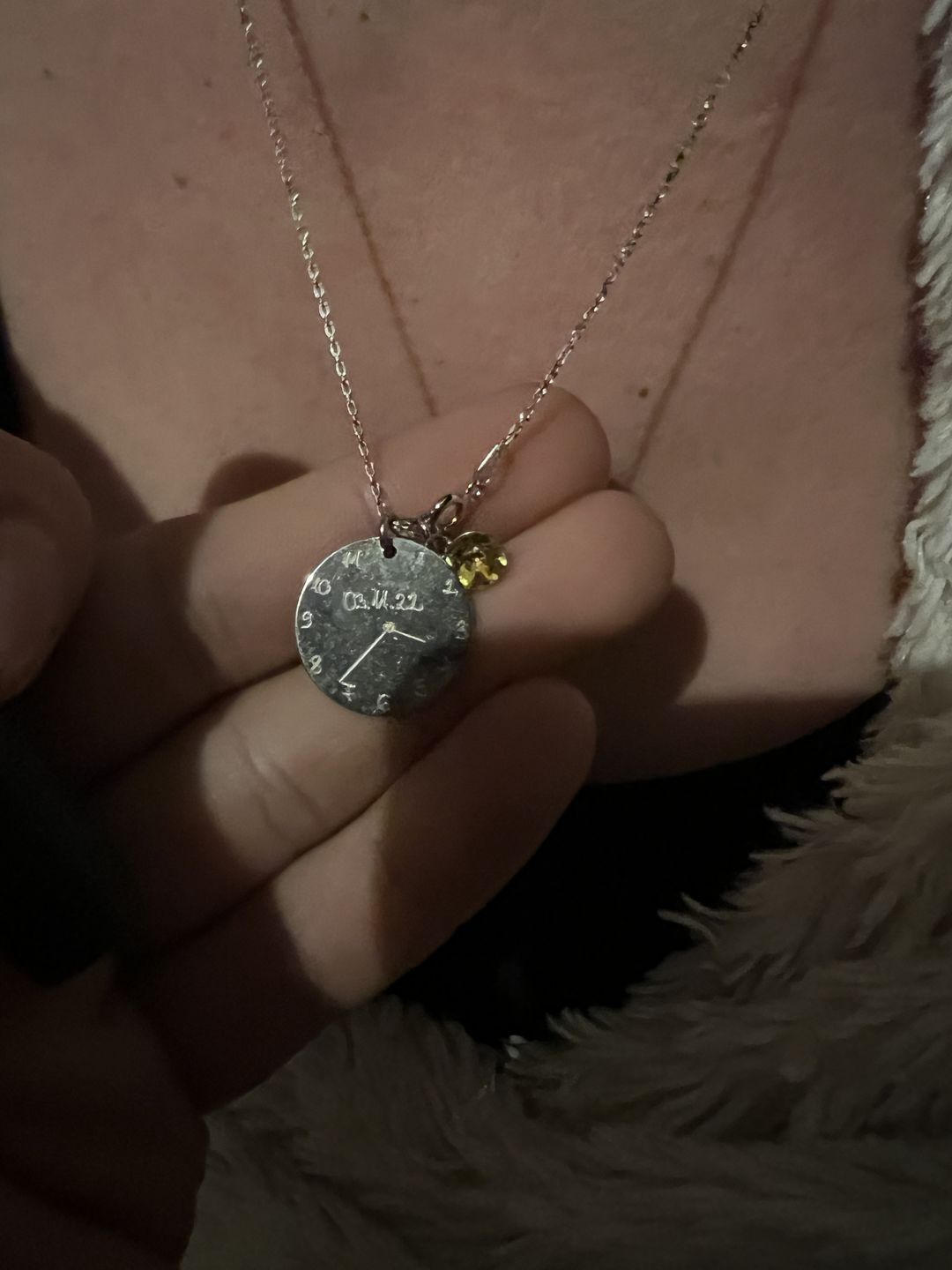 Customer photo review of Halskette Geburtsuhr