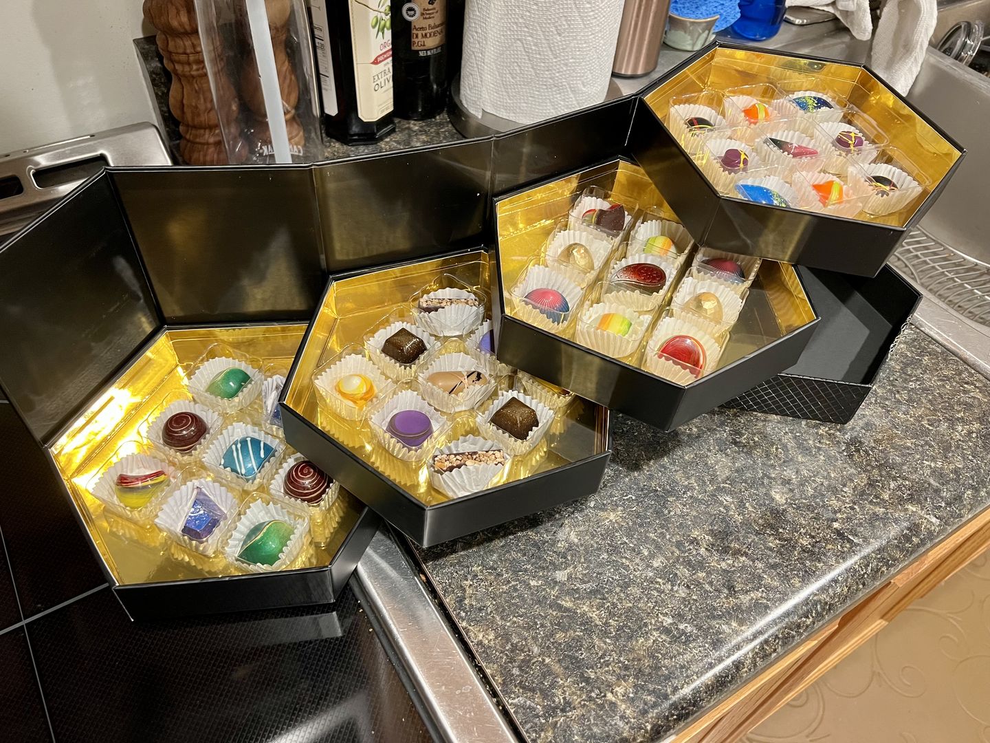 Customer photo review of Signature Chocolate Tasting Gift Set, 36 pieces