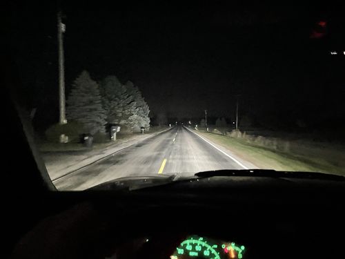 Customer photo review of 9005 9006 LED Headlight Bulbs Kit 100W/ Pair HB3 HB4 Headlamp Combo High Low Beam Clear White