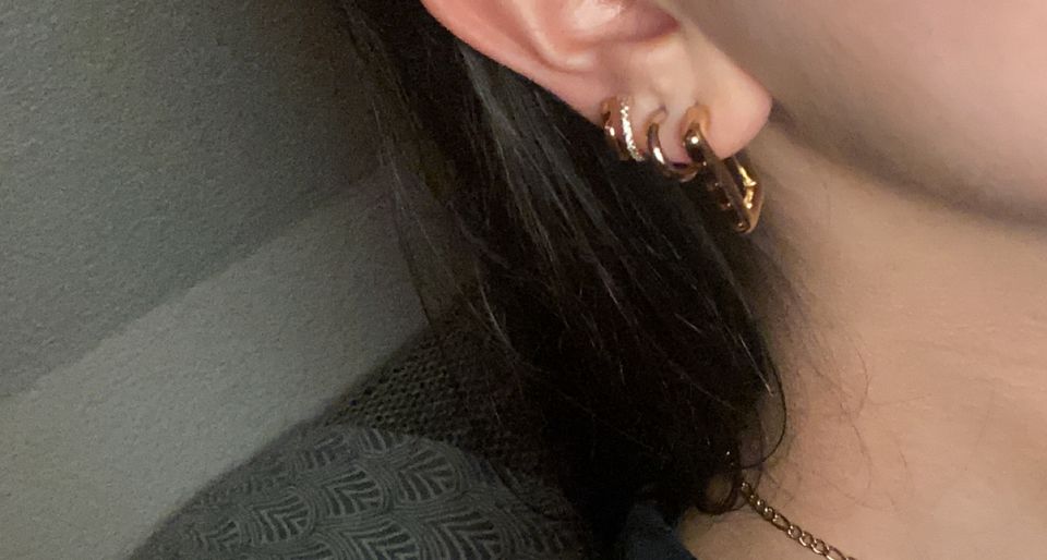 Customer photo review of Jolie Ohrstecker | 925 Echtsilber