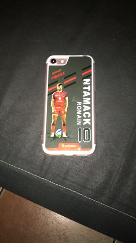 Customer photo review of Coque joueur ROMAIN NTAMACK TOULOUSE - TEAMCOQUES