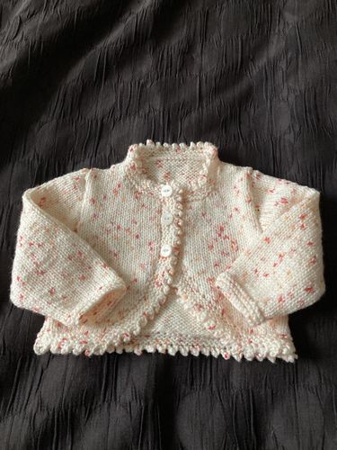 Customer photo review of Baby Mystery Knitting Box