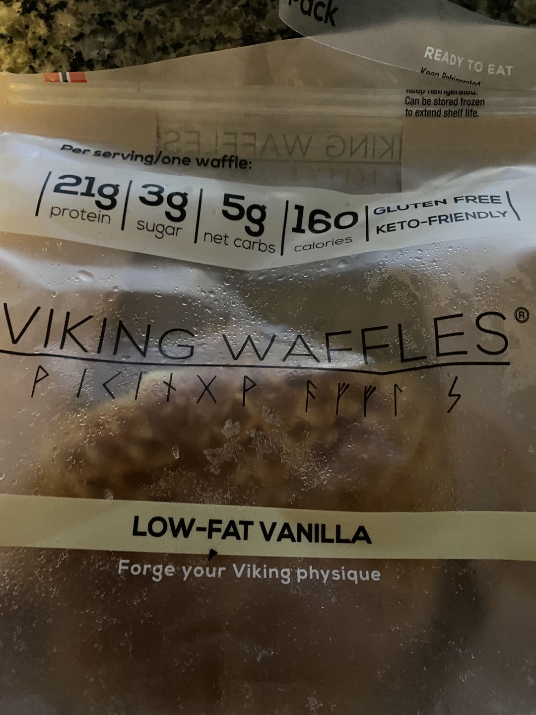 Customer photo review of Vanilla Viking Waffles (Keto Friendly)
