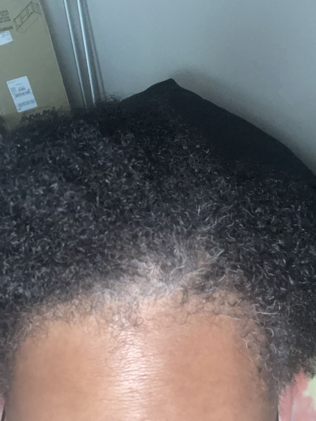 Customer photo review of Curly Hair Moisturizer for Strengthening Hair with Organic Avocado Oil and Organic Castor Oil with Vanilla Berry Fragrance