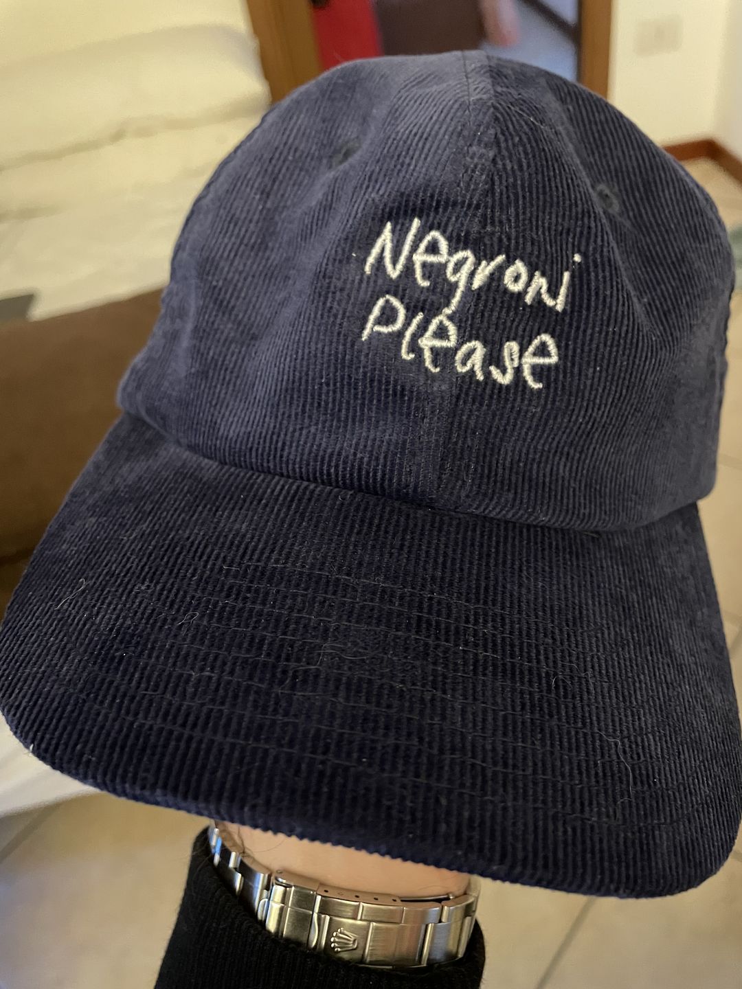 Customer photo review of The Negroni Please Corduroy hat