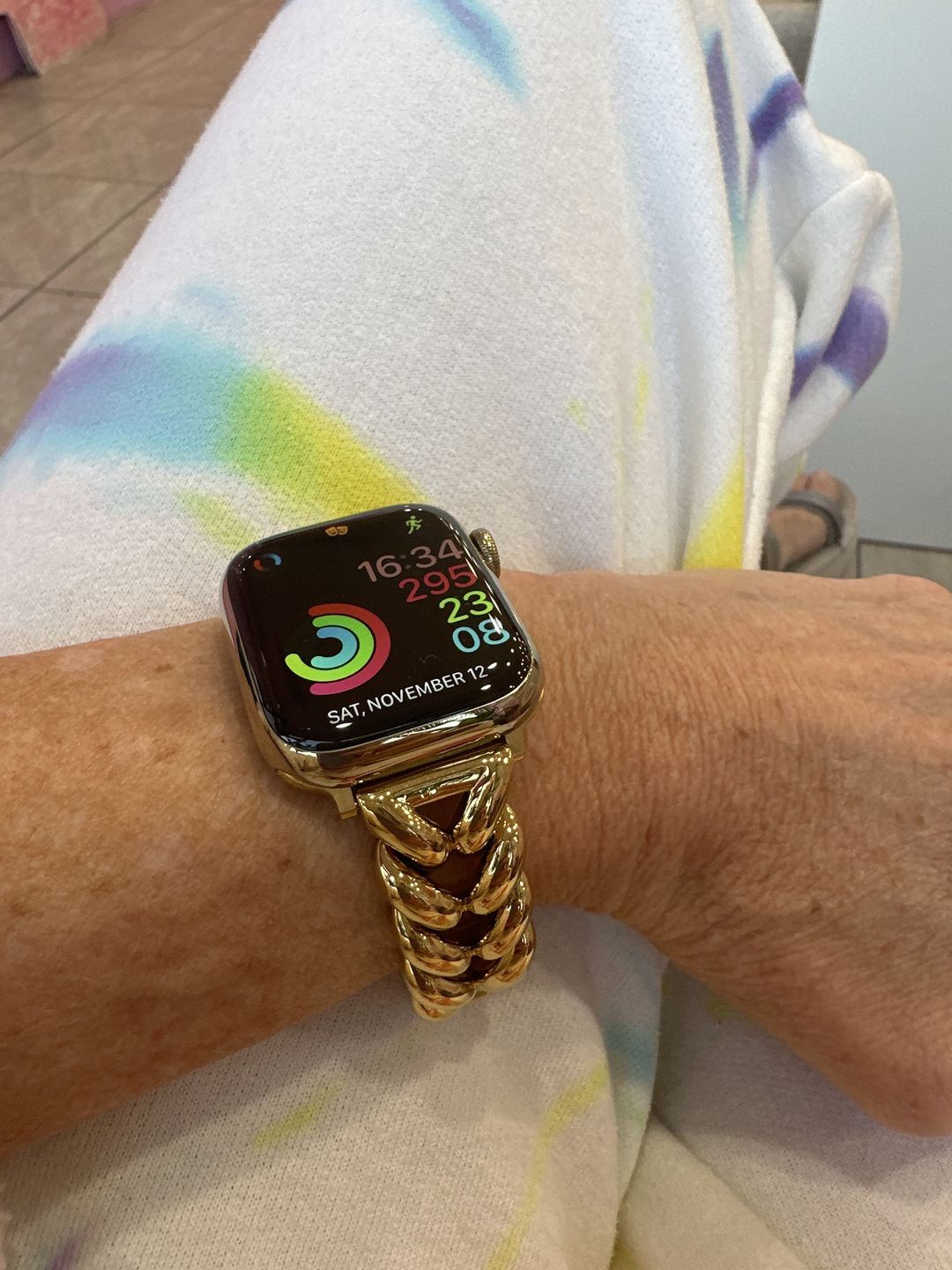Customer photo review of Herringbone Band for the Apple Watch