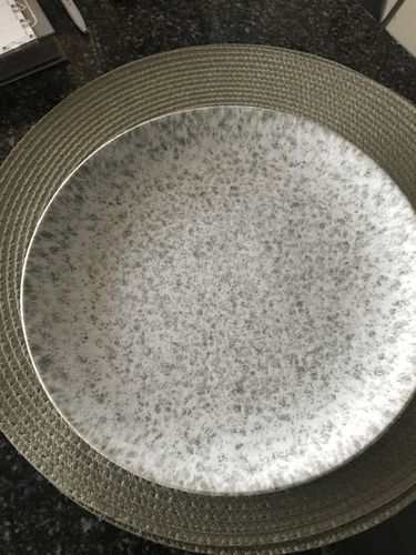 Customer photo review of Tempestade - Teller gross Ø 26.5 cm grau reaktiv