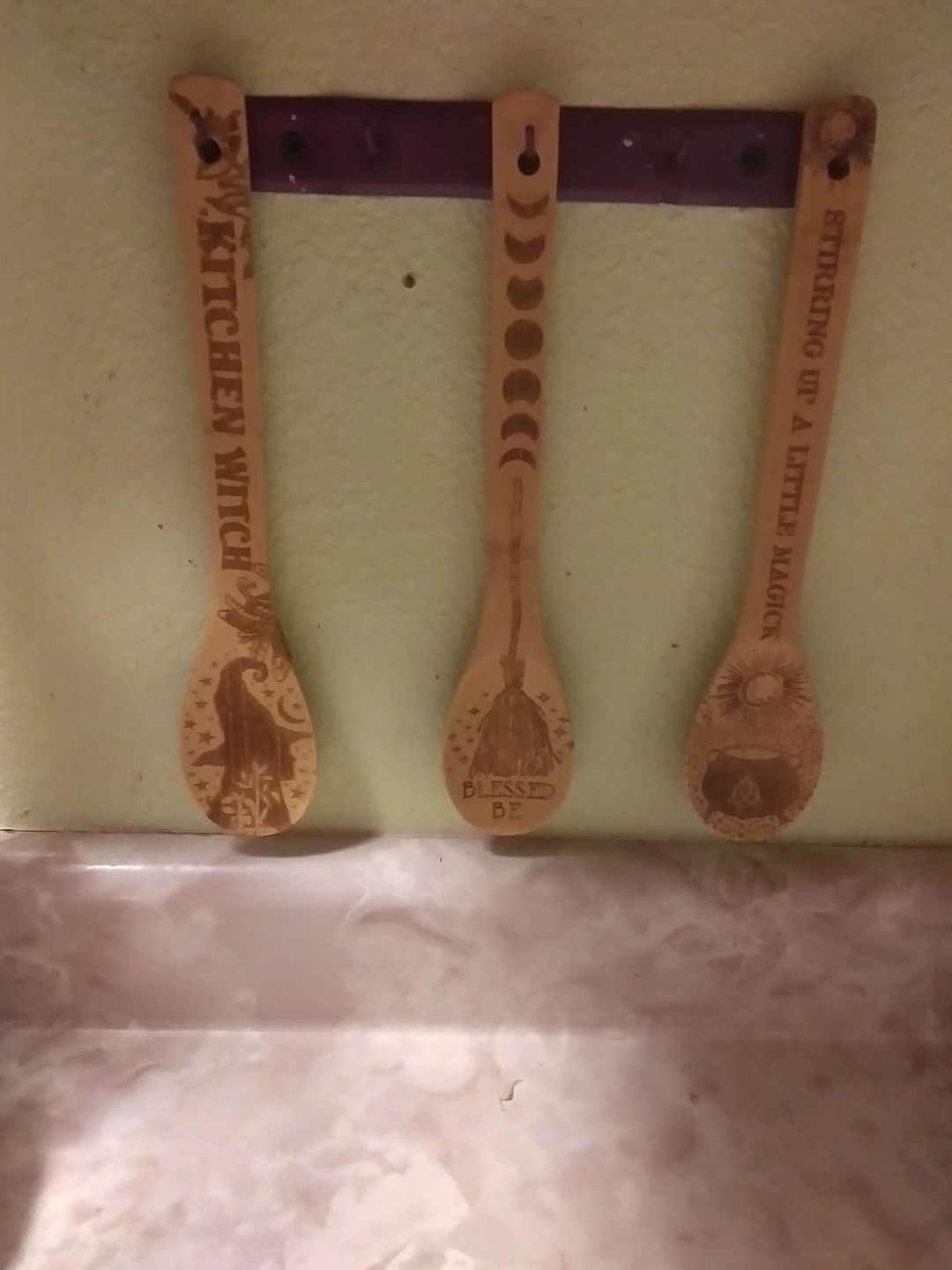 Customer photo review of Witchy Bamboo Wooden Spoon