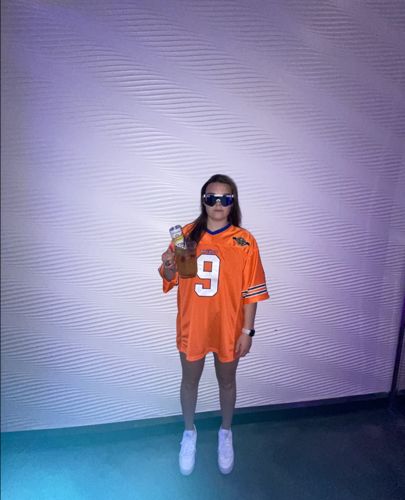 Customer photo review of The Waterboy Adam Sandler 'Bobby Boucher' Football Jersey