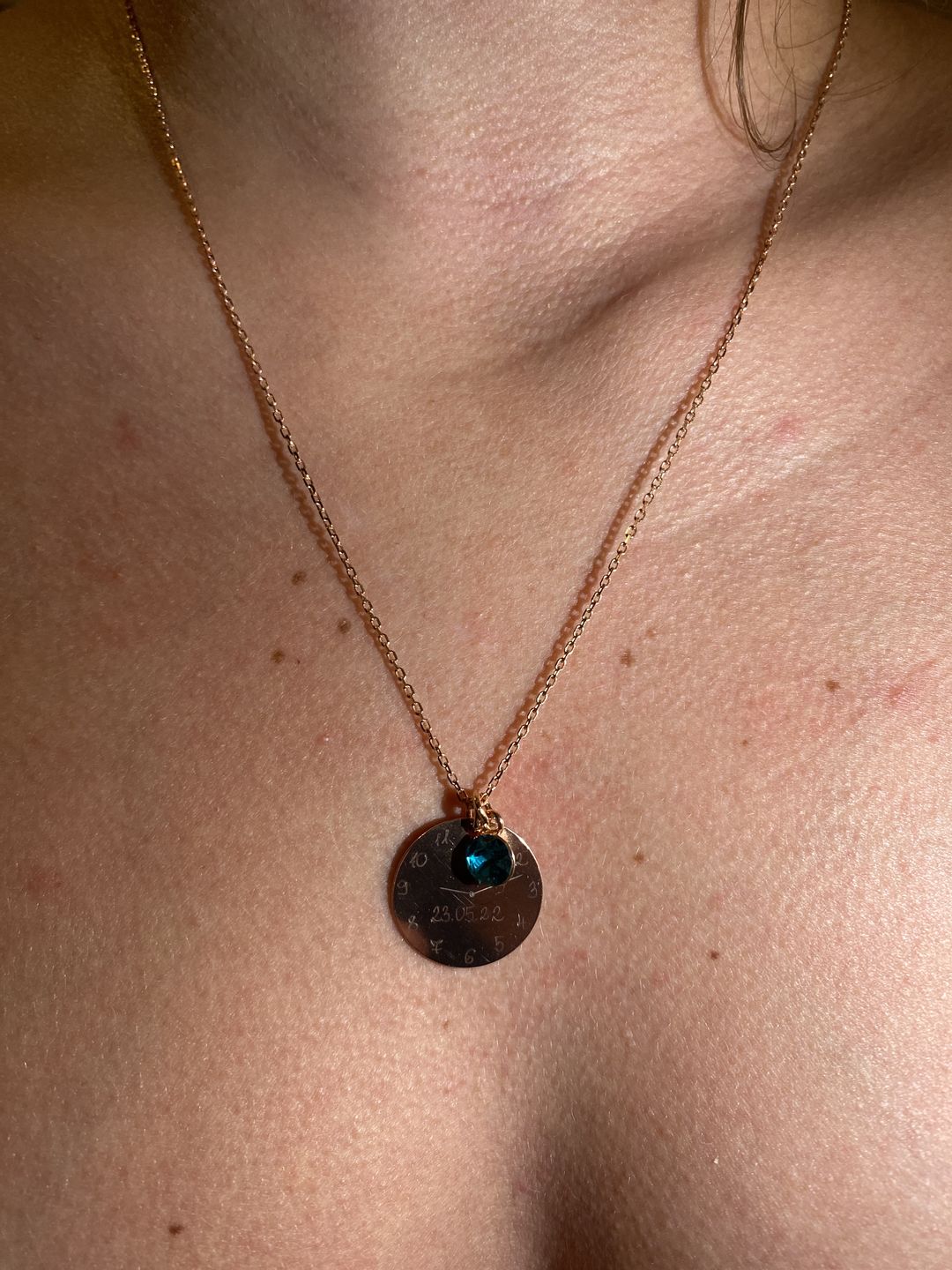Customer photo review of Halskette Geburtsuhr