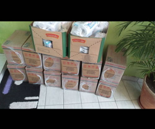 Customer photo review of Cesta Básica Econômica Kit