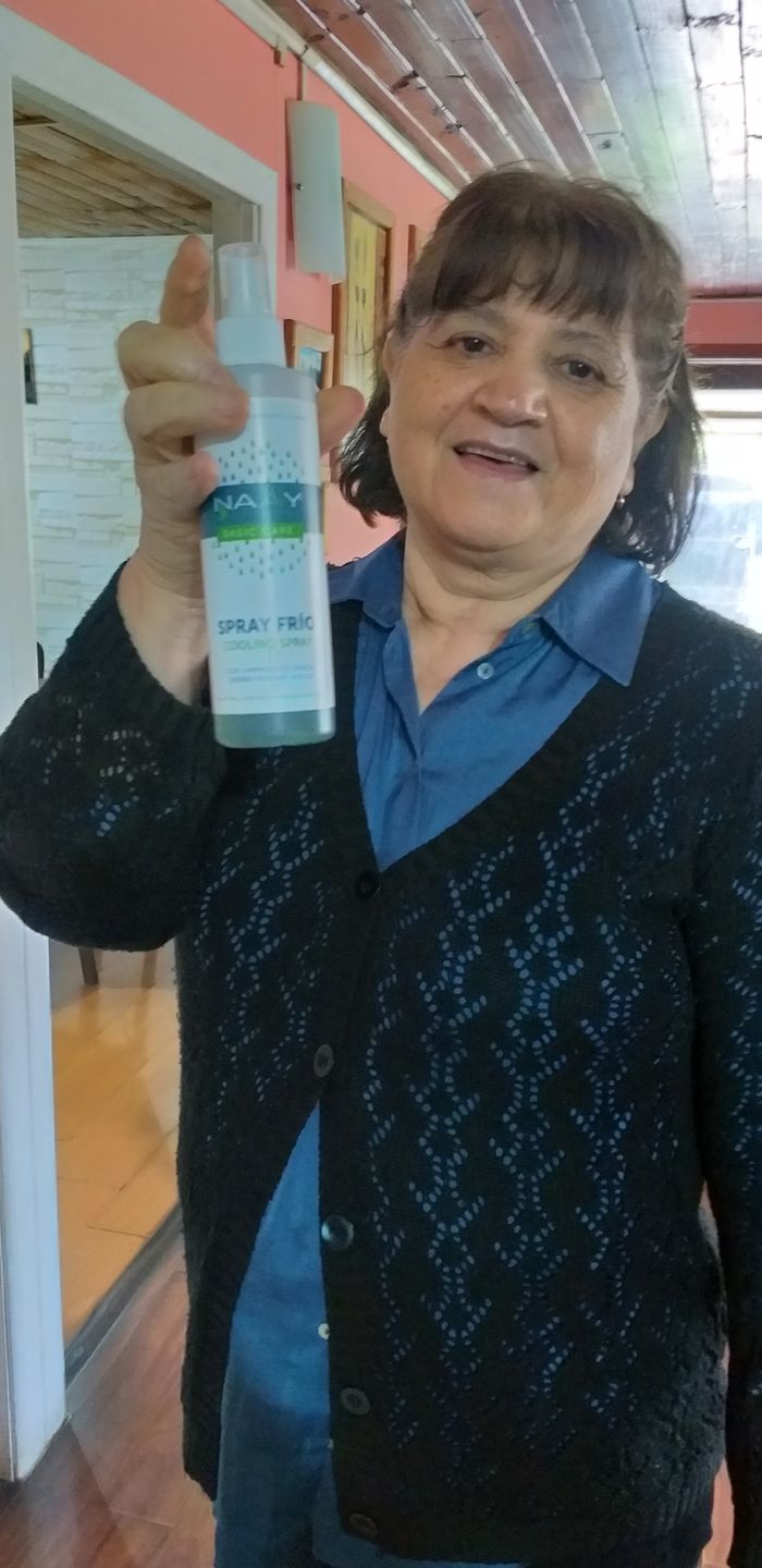 Customer photo review of Calming SPRAY Frío