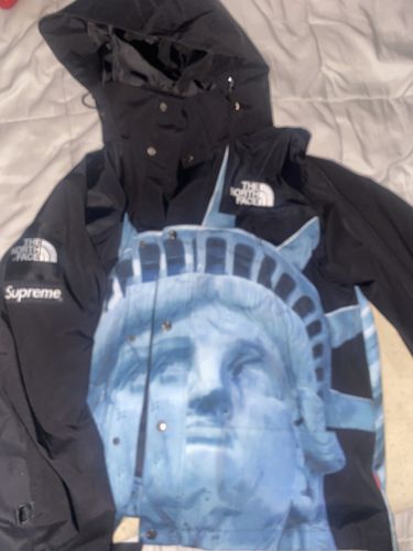 Customer photo review of Supreme x The North Face Statue of Liberty Jacket