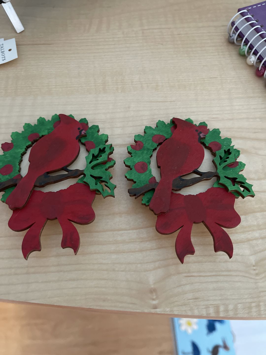 Customer photo review of Unfinished Wood Bird on Branch Shape - Craft - up to 36"
