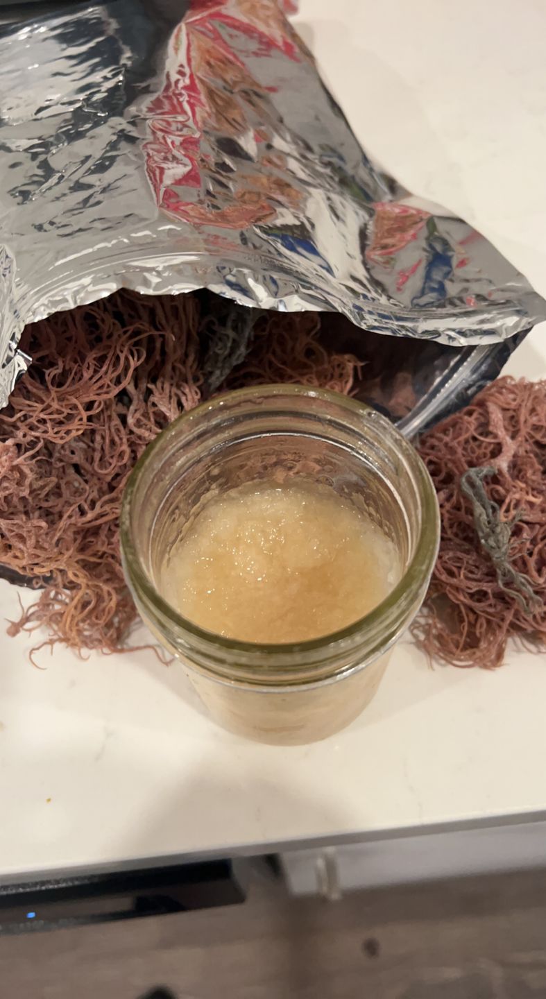 Customer photo review of Premium Full Spectrum Wildcrafted Raw Sun dried Sea Moss