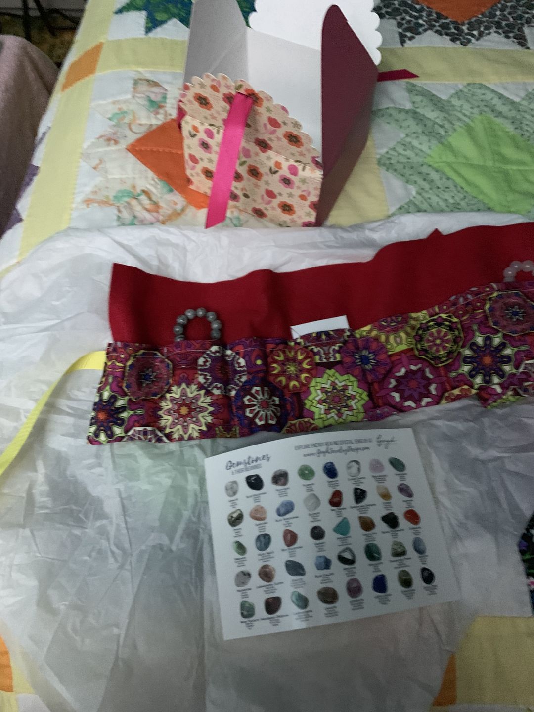 Customer photo review of Healing Gemstone and Jewelry Advent Calendar