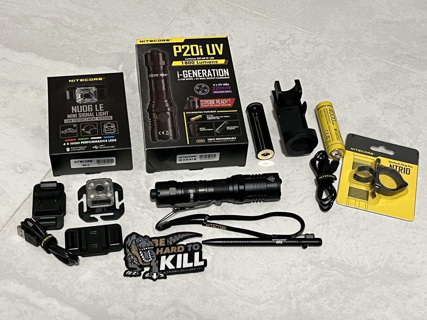 Customer photo review of P20iUV - 1800 lumens (365nm UV) (Bundle)