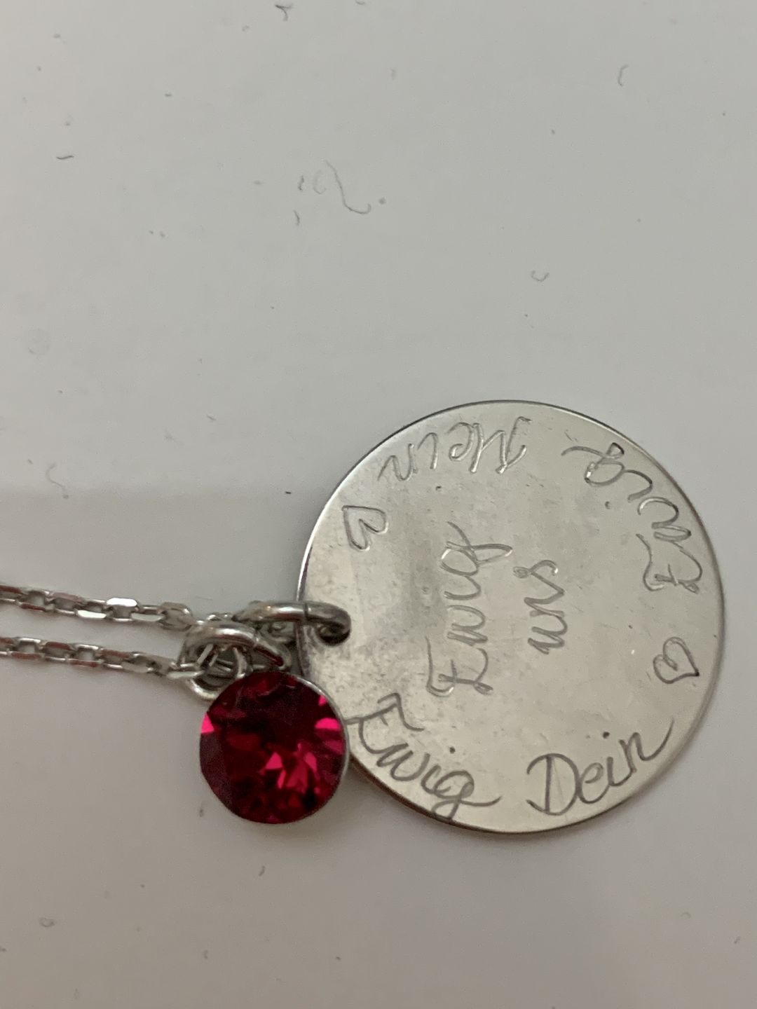 Customer photo review of Halskette mit Geburtsstein