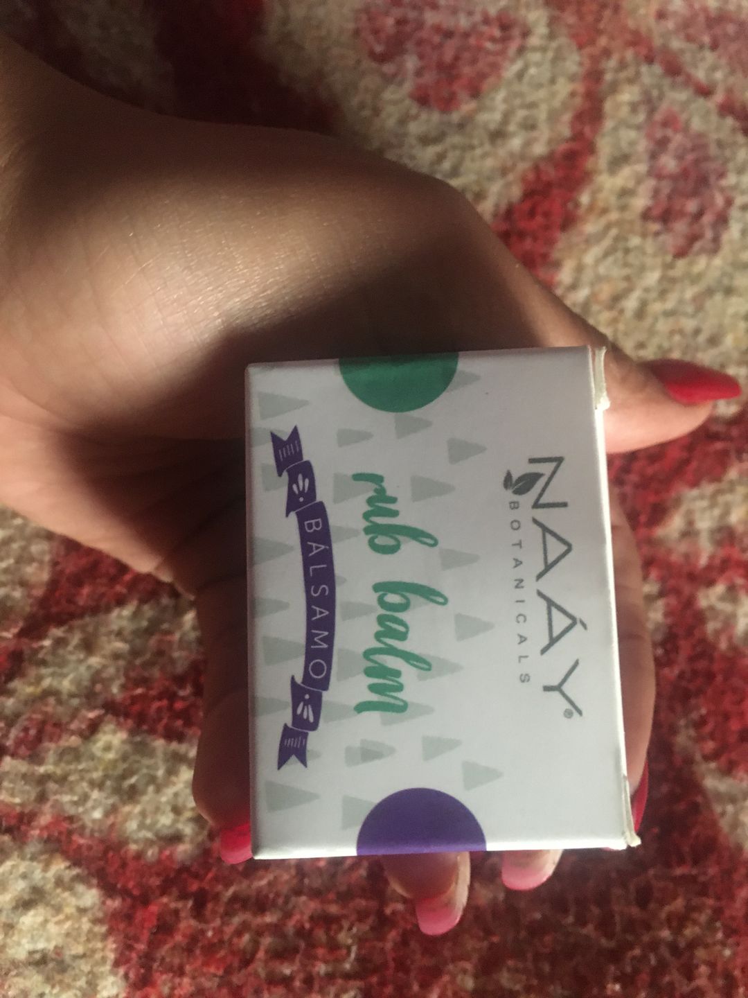Customer photo review of Bálsamo respira y descansa