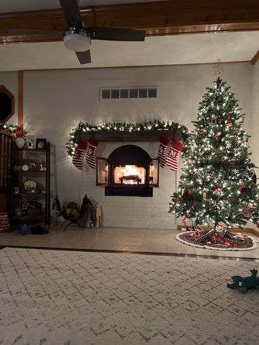 Customer photo review of Rustic Mantels