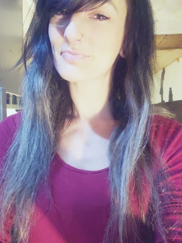 Customer photo review of Moresoo Micro Loop Remy Human Hair Extension Smooth Balayage(#1B/silver/1B)