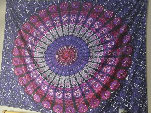 Customer photo review of Gypsy Spells Mandala Tapestry