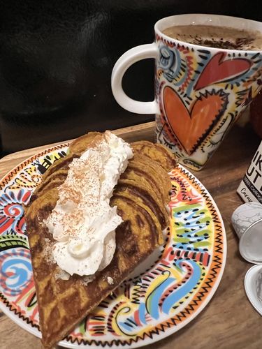Customer photo review of Protein Pumpkin Spice Waffles (Limited Edition)